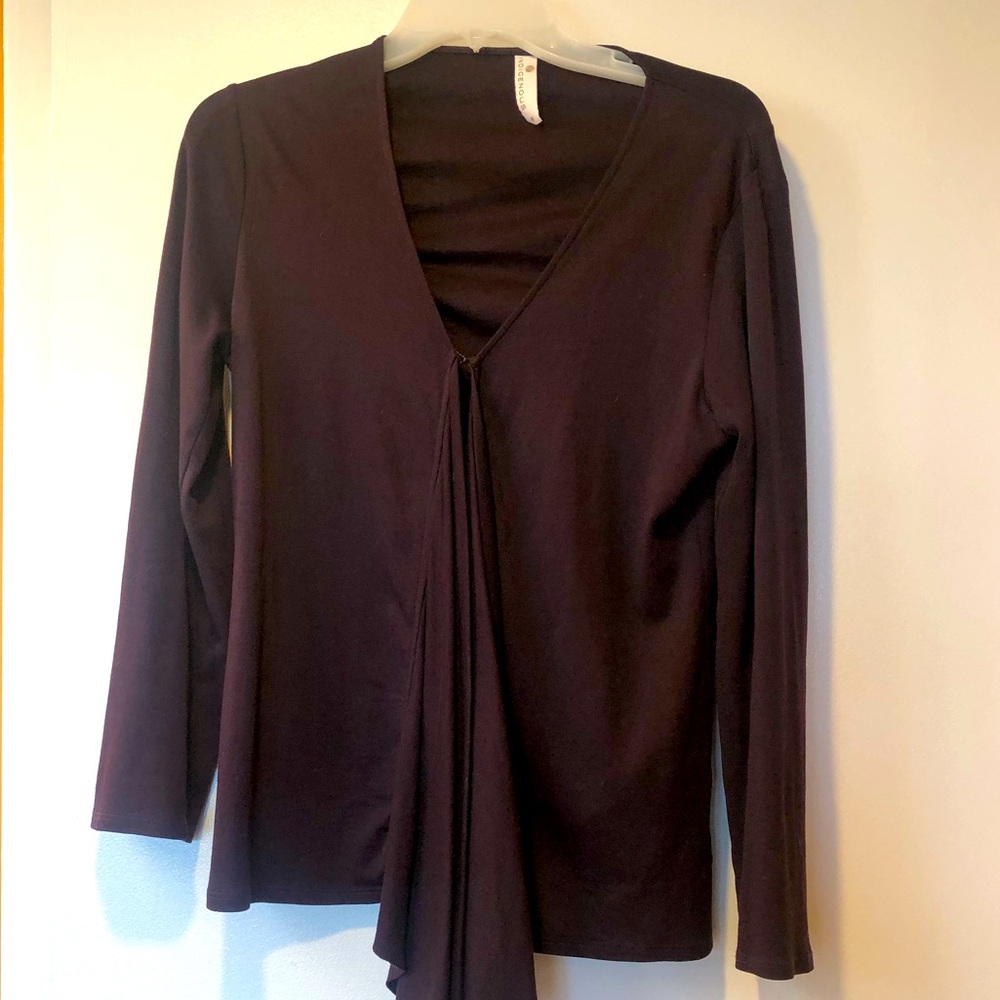 Plum Jersey Cardigan